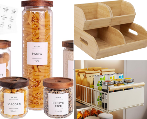pantry organization cover photo collage