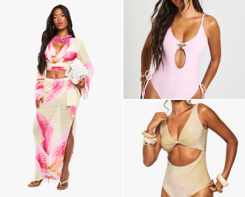 vacation outfits cover photo collage