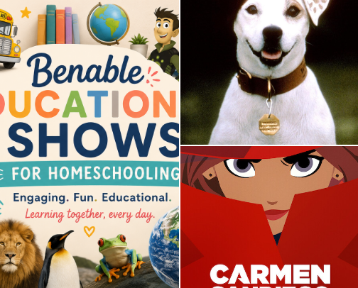 Educational Shows for Homeschooling cover photo collage