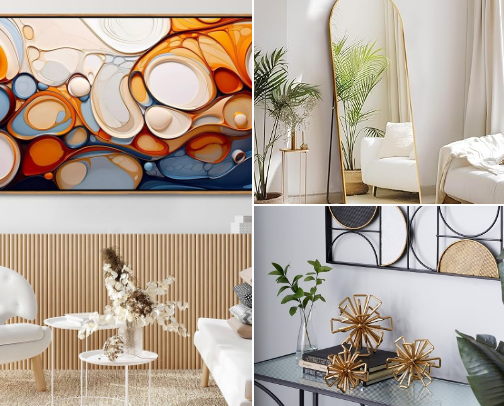 Home decor cover photo collage