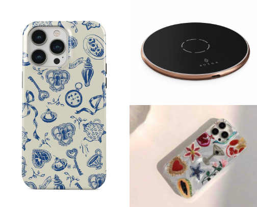 Cute phone cases and accessories cover photo collage
