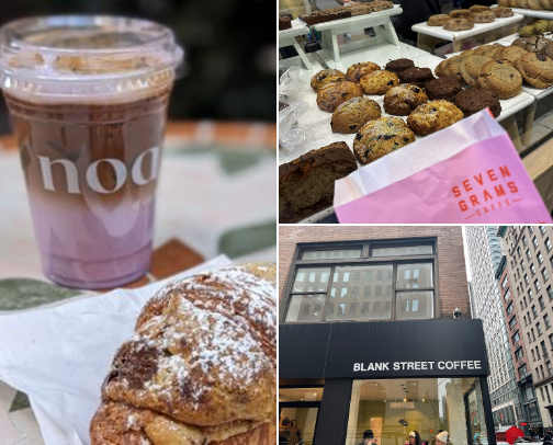 The Best Pre Work Coffee & Breakfast Spots Near Murray Hill, NYC cover photo collage