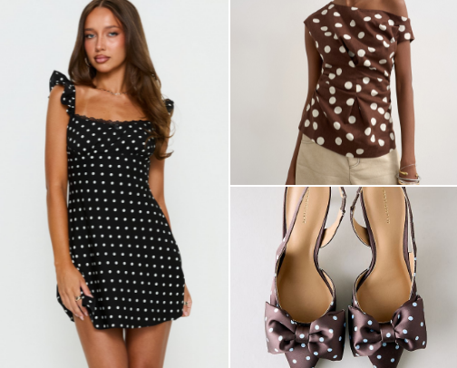 How Good Polka Dots Look Now cover photo collage