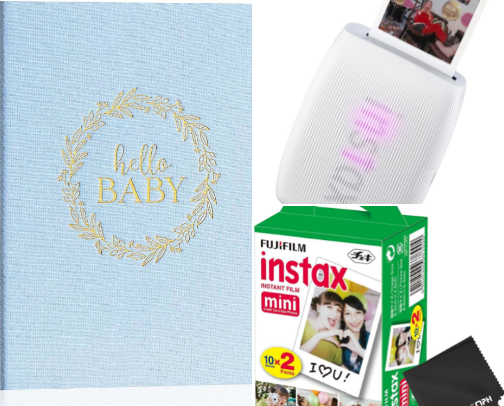 Baby Memory Book cover photo collage