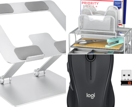 Amazon Home Office Essentials for Productivity & Remote Work Setup cover photo collage