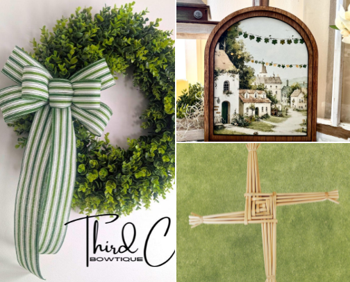 Get Your Green On: Faith-Filled Finds Inspired by Saint Patrick cover photo collage