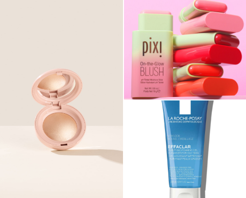 Skincare & makeup cover photo collage