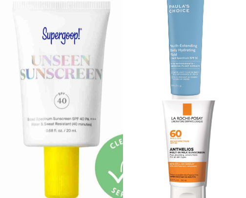 SPF that works with makeup cover photo collage