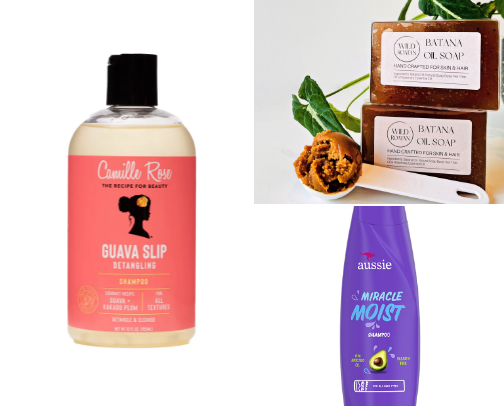 Curly hair must haves cover photo collage