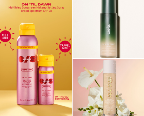Fun in the sun… go to makeup products with spf cover photo collage