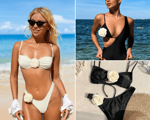 Shein bikini trends 2024 cover photo collage