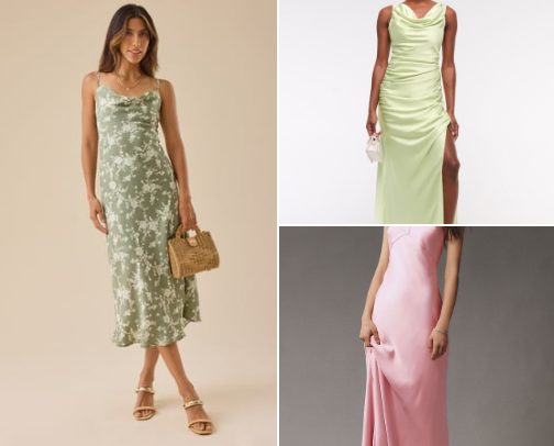 wedding guest dresses cover photo collage