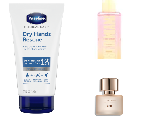 Body: Purfume, Lotion, Body Wash & Deodorant cover photo collage
