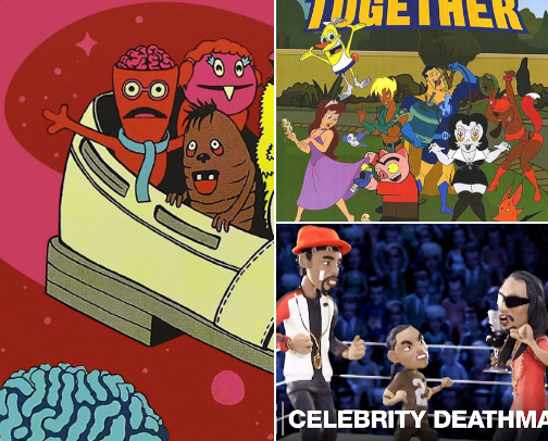 ADULT Animation that changed my brain chemistry cover photo collage