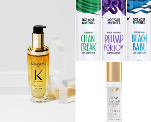 Hair care cover photo collage