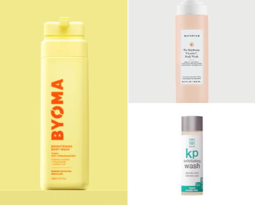 Melasma friendly body wash cover photo collage
