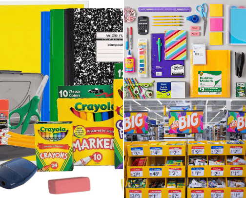 BACK TO SCHOOL SUPPLIES🥰 cover photo collage