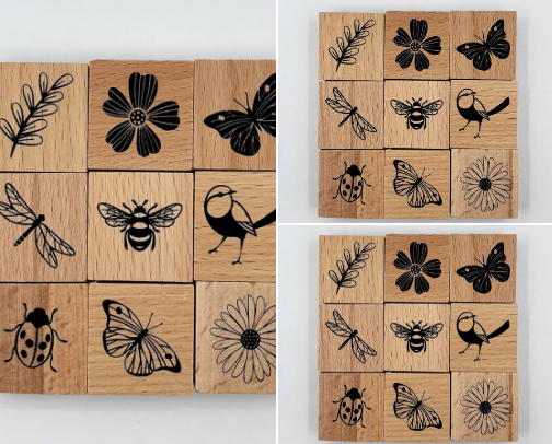 Read Now - 15 Pcs Vintage Wood Rubber Stamp Set - Antique Butterfly, Floral, Plant, Ladybug& Bird Stamps for DIY Scrapbooking, Craft Cards, Gift Wrapping & Journal Art for creative crafters cover photo collage