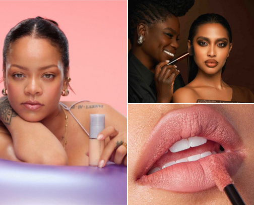 Makeup cover photo collage