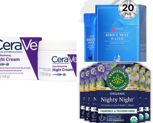 Night Relaxation Essentials for Restful Sleep and Cozy Evenings cover photo collage