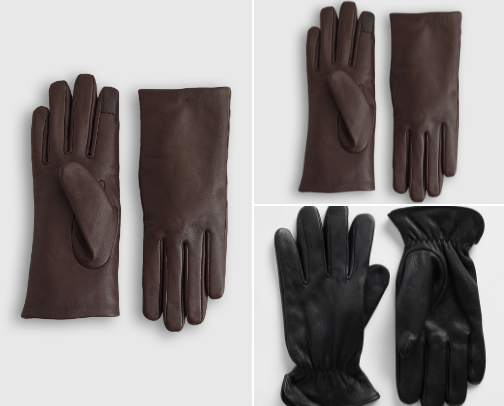 Winter accessories cover photo collage