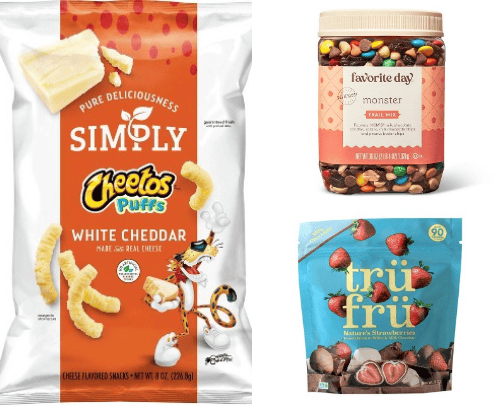 Snacks cover photo collage