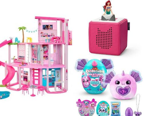 Young Girls Toy Favorites cover photo collage