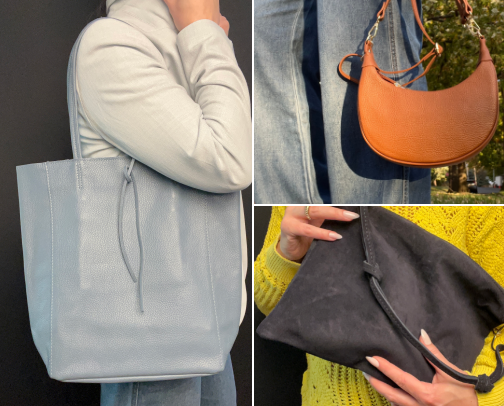 Leather Bags cover photo collage