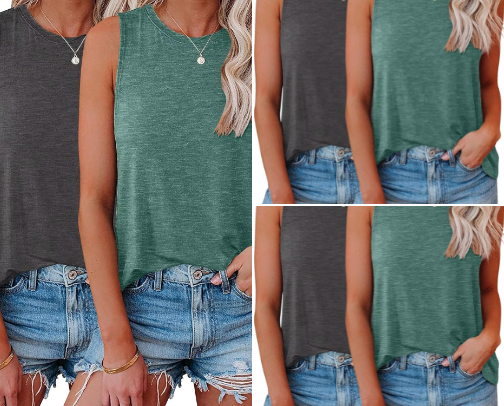 Cute Two Piece Summer Short Sets cover photo collage