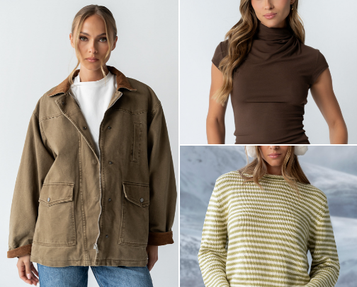 Clothing cover photo collage