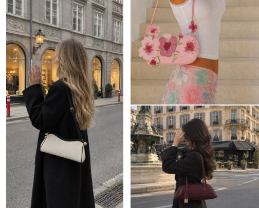 Mini Shoulder bags cover photo collage