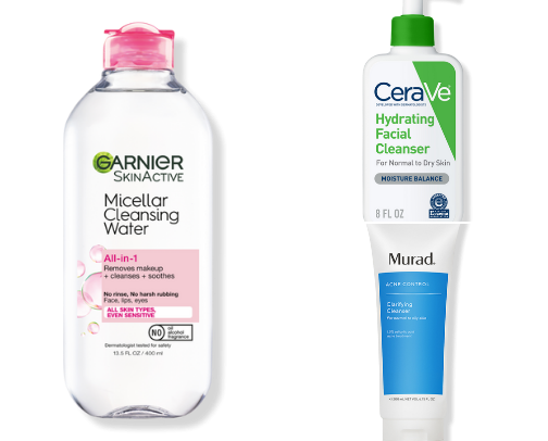 Skin care & Makeup Remover cover photo collage