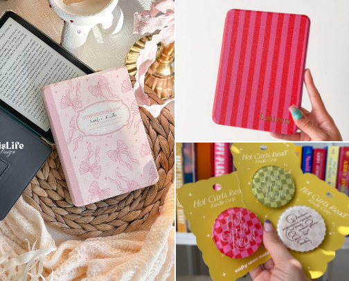 christmas gift guide for book lovers cover photo collage