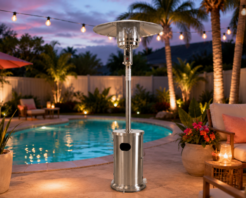 Outdoor Patio Heater for Cozy Evenings 🔥 cover photo collage