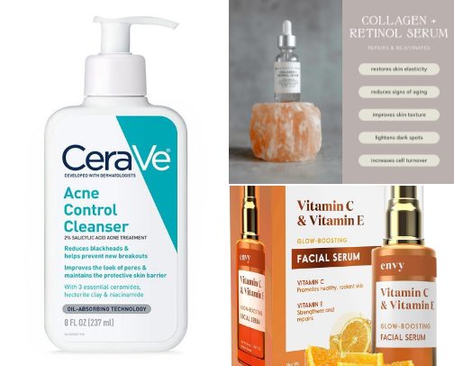 Skincare Essentials cover photo collage