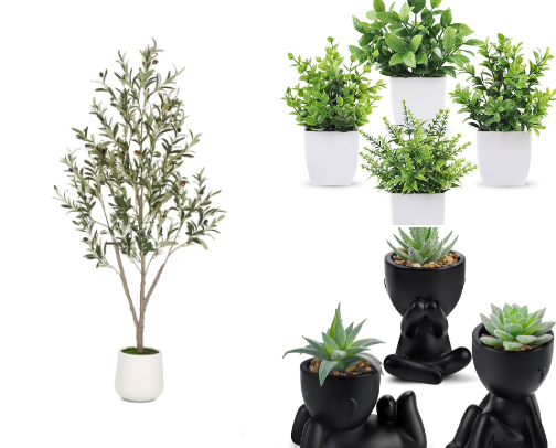 Enhance the Interior With Artificial Plants cover photo collage