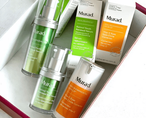 Murad skincare cover photo collage
