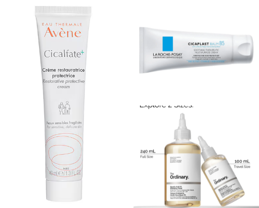 Skincare fav’s for normal to dry skin ✨ cover photo collage