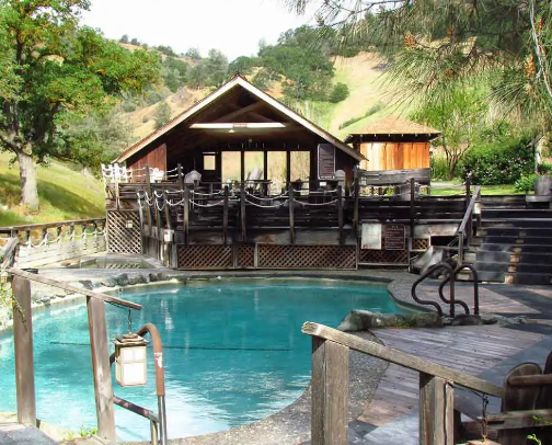 Hot Springs In California cover photo collage