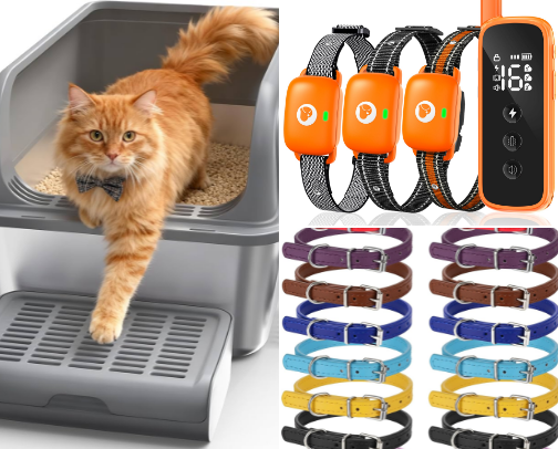 Pet items to make life easier! cover photo collage