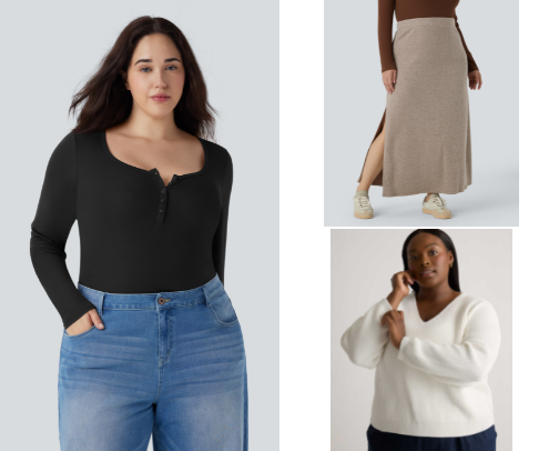 Plus Size Pieces that don't hate women cover photo collage
