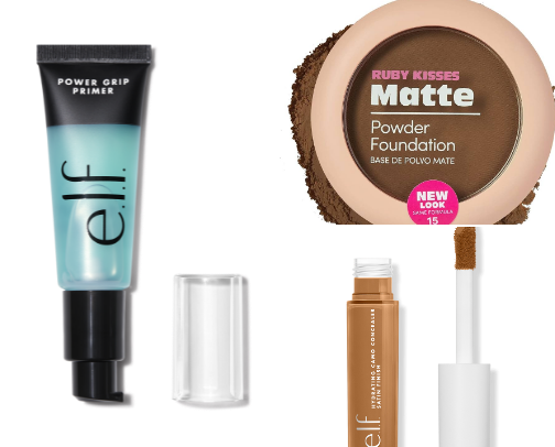 My makeup routine as a black girl who is blush heavy and loves a great lip combo. cover photo collage