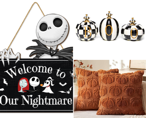 Spooky Finds & Cozy Fall Décor cover photo collage