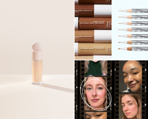 Beauty and personal care cover photo collage