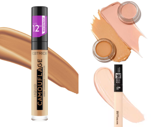 Drugstore makeup cover photo collage