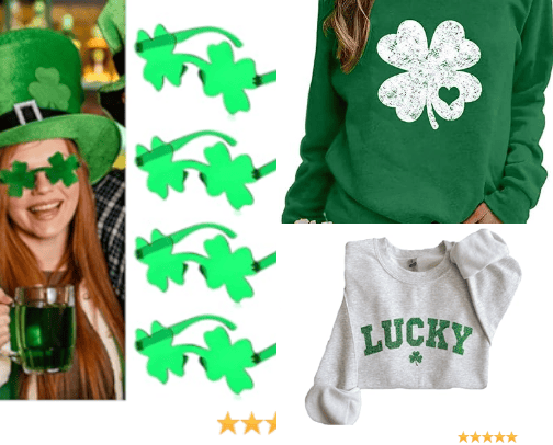 St Patrick Clothing Finds cover photo collage