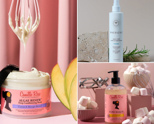 Curly hair products that never fail me 👩🏻‍🦱 (from a 3A curly girl) cover photo collage