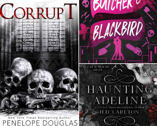 Favorite Dark Romance Books cover photo collage