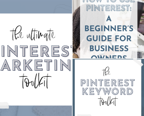 Pinterest Marketing Tools cover photo collage
