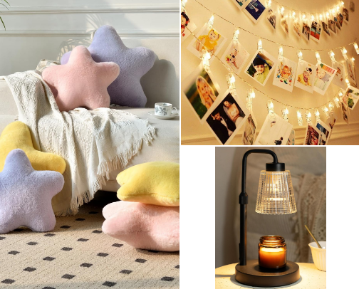 Aesthetic room decor on a budget cover photo collage
